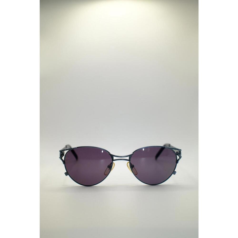 90's Jean Paul Gaultier Metal Frame Script Sunglasses
